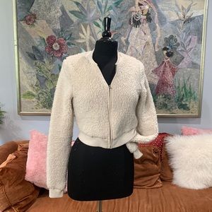 Super Soft Zip Up Cropped Jacket